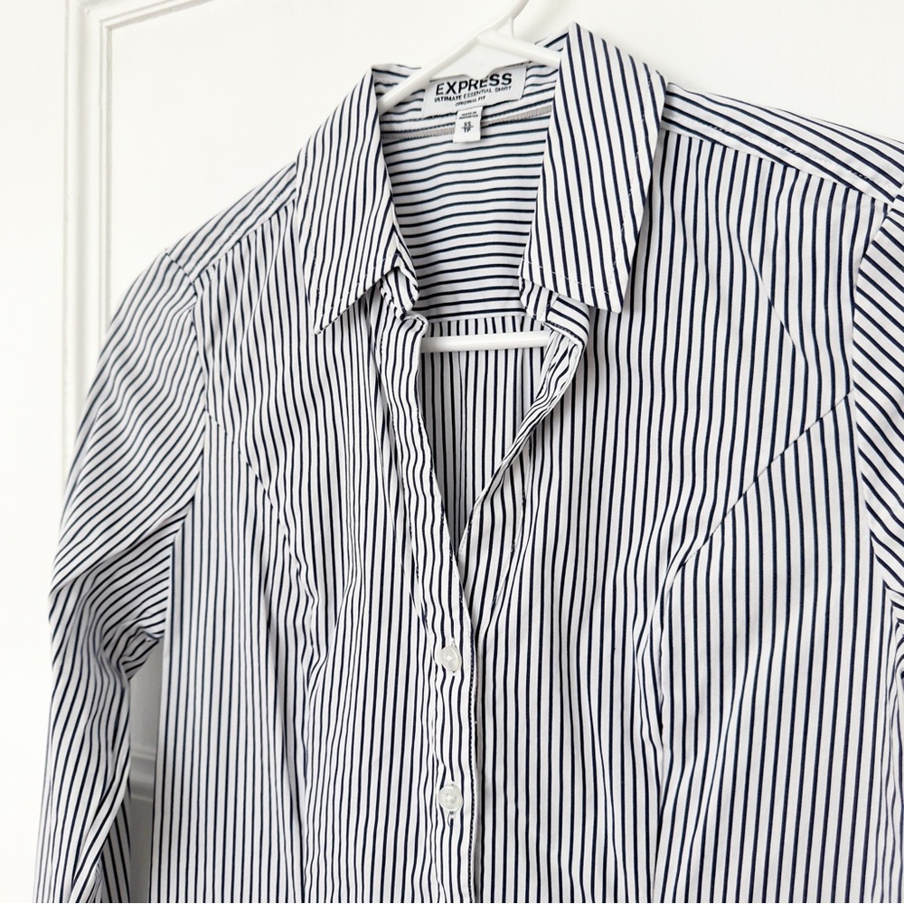 Express Ultimate Essential Button Down Shirt - image 2